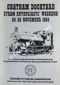 Chatham Dockyard Steam Enthusiasts' Weekend 24-25 November 1984 by North Downs Steam Railway